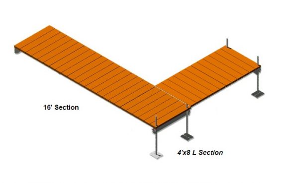 Using 16' Sections - 4'x8' L Configurations