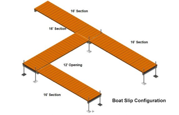 Using 16' Sections - Boat Slip Configurations