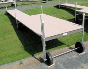 38' Long V-Dock Roll-In with a 8' x 16' Sun Deck 2010