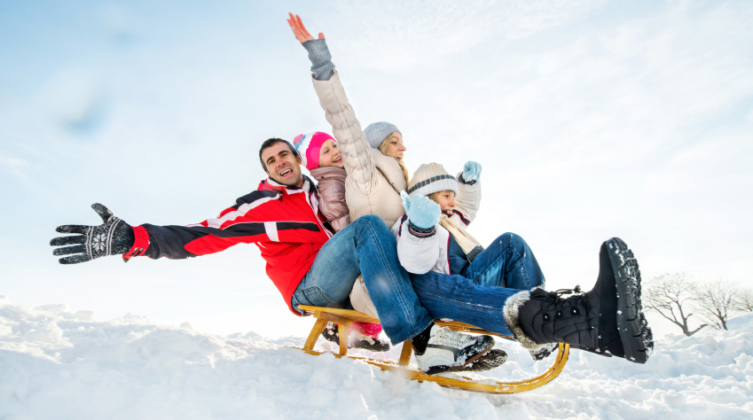 Family Fun Sledding