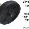26" Diameter Tires