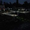 White Solar Lights at Night