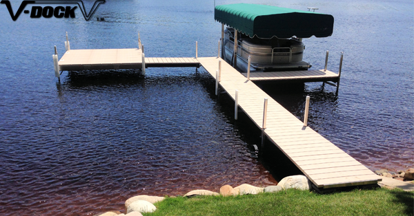 Roll-n-Float: Perfect for Deep Muck, Deep Water - V-Dock - R&D Manufacturing Inc
