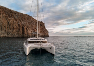 boat sailing in calm waters