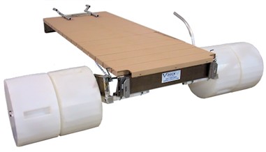 A Roll-N-Float Dock System from V-Dock